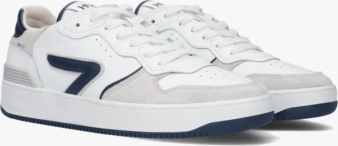 HUB witte hub lage sneakers smash heren