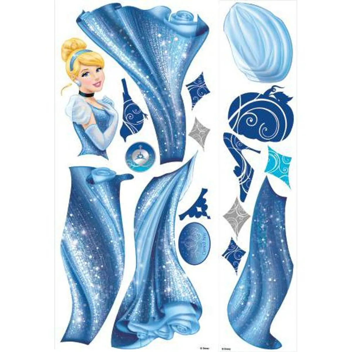 TheDecoFactory Disney Cendrillon - Stickers