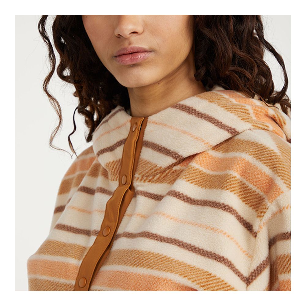 O'Neill SUPERFLEECE - Polaire Femme white crossover stripe