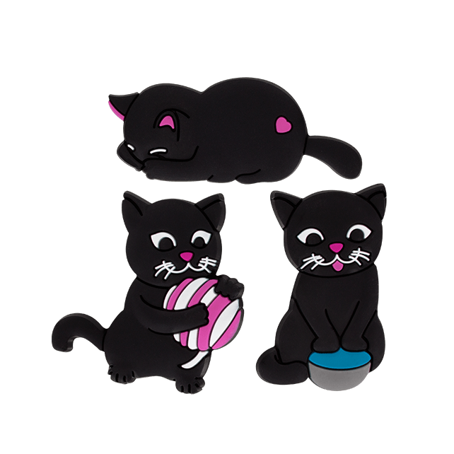 Set de 3 aimants - Happy
