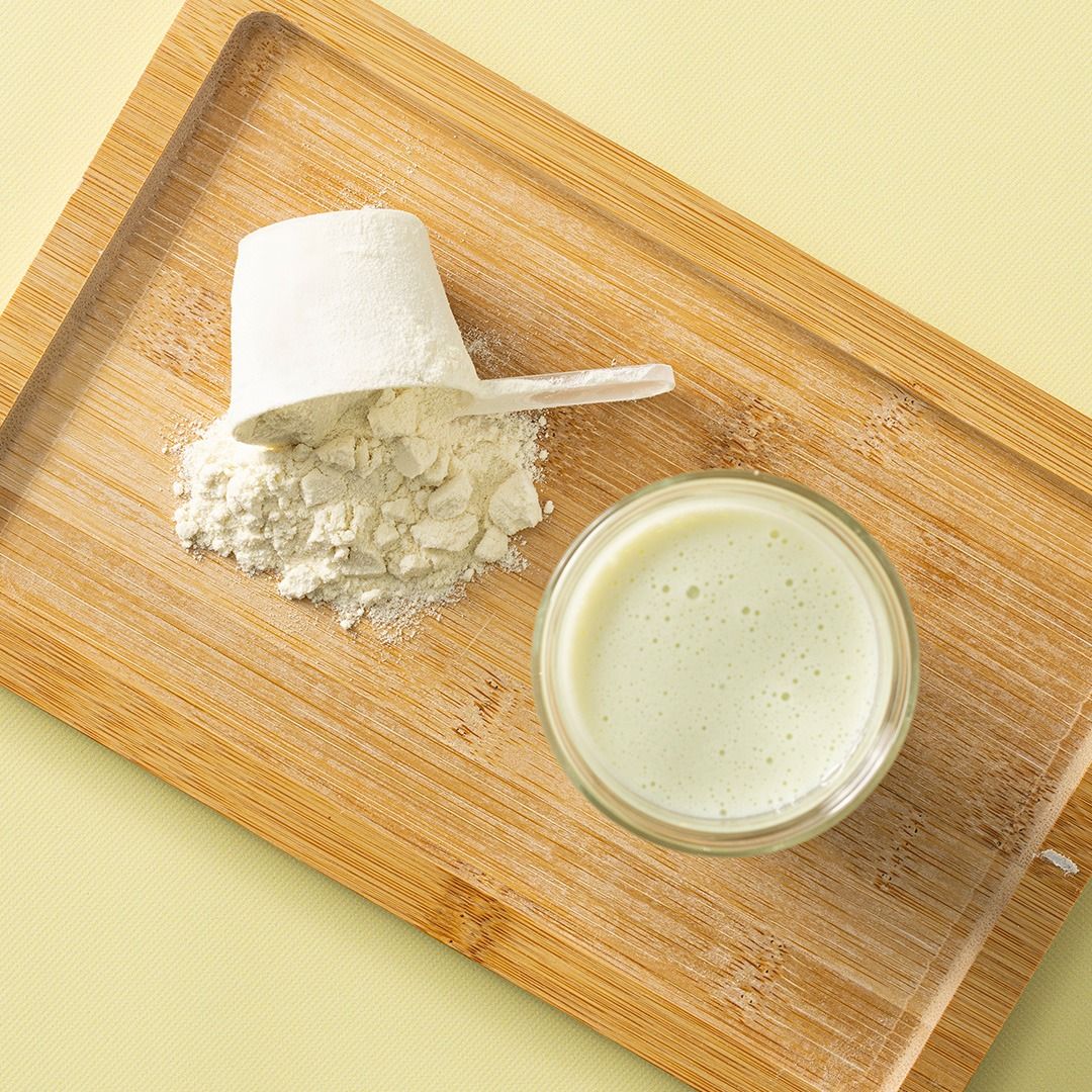Whey proteïne milkshake pistache