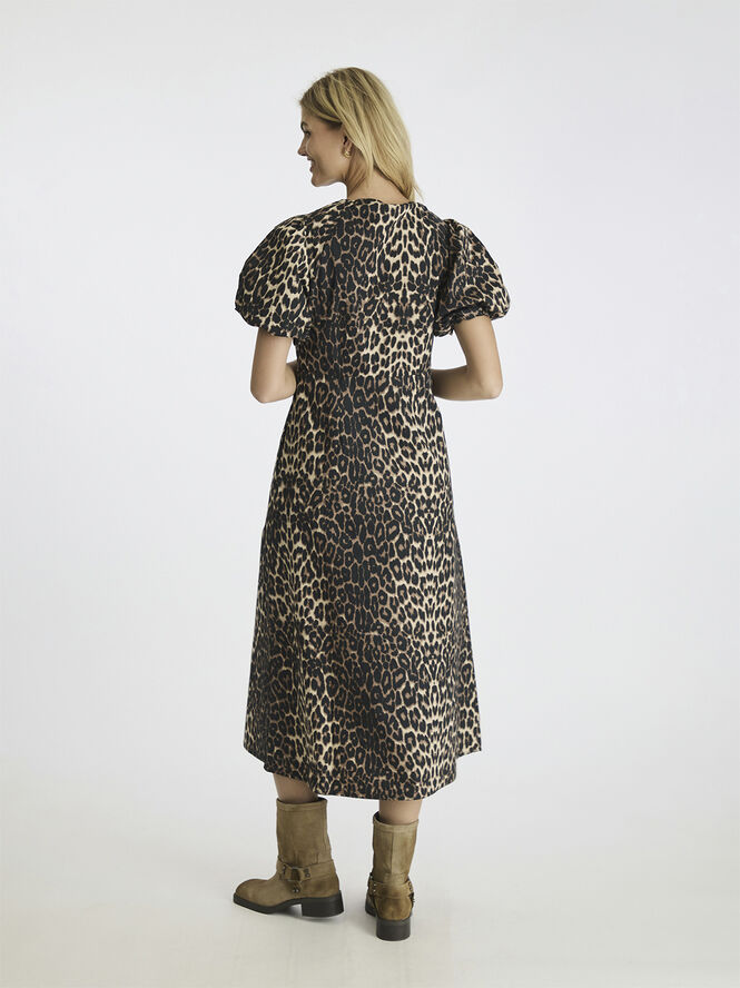 Neo Noir Illana Leo Dress Leopard