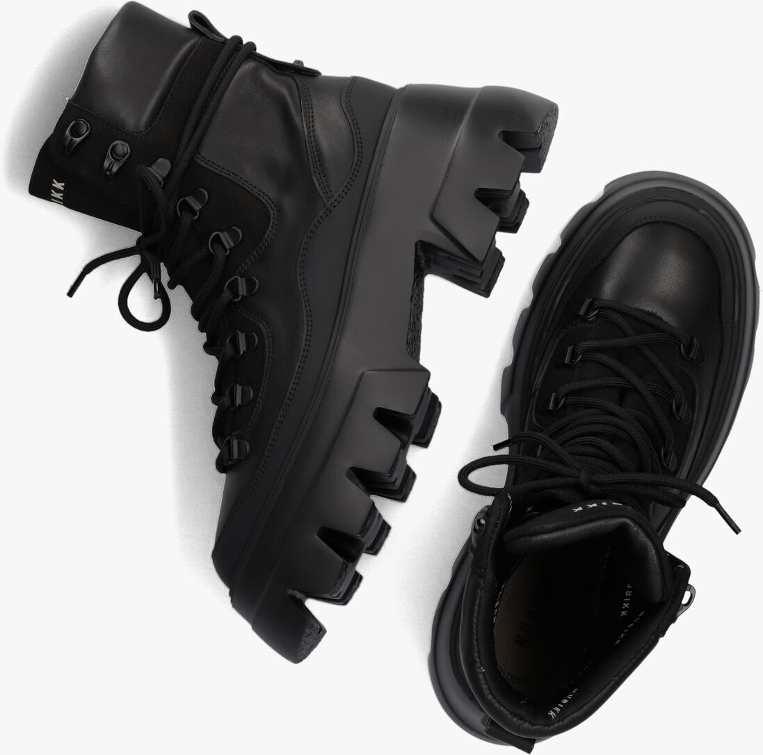 zwarte nubikk veterboots flore montagne