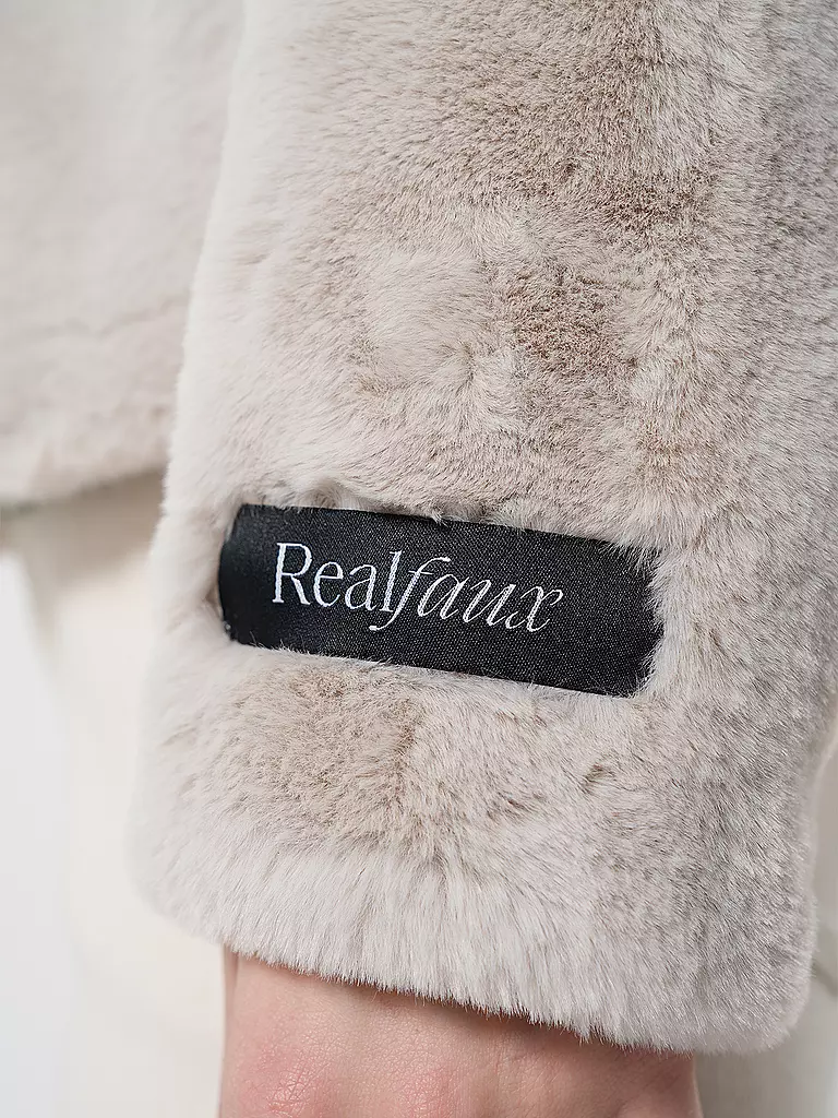 RINO&PELLE Jacke in Felloptik VIE creme