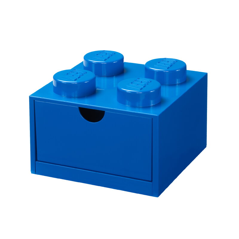 LEGOÂ® Brick 4 Opbergbox Met Lade - Blauw