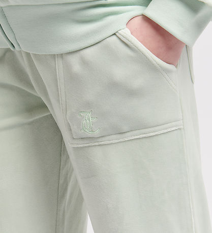 Juicy Couture Velours Hosen - Tonal - Surf Spray