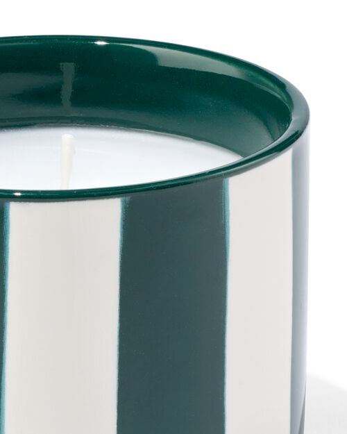 bougie céramique parfumée verte