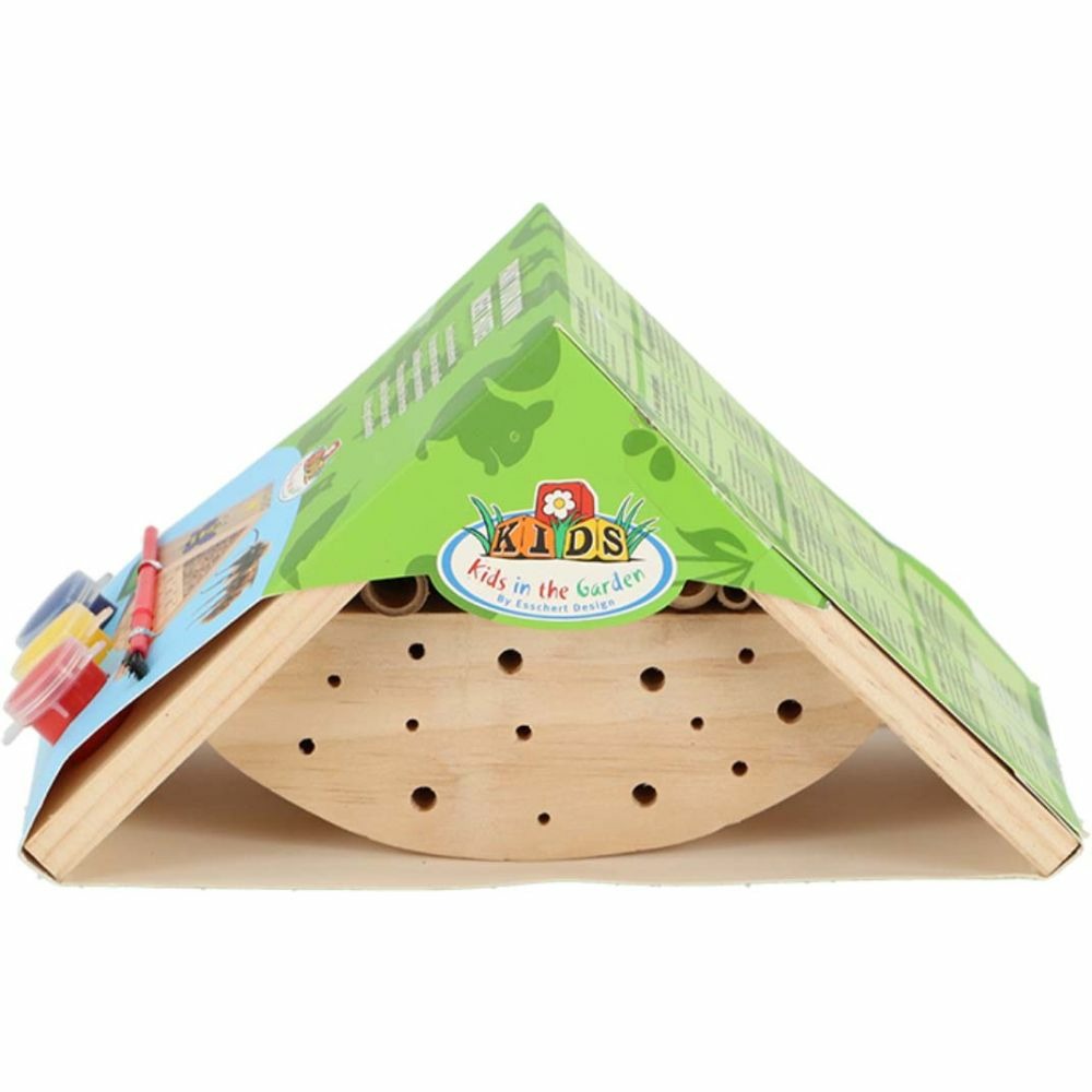 Hôtel à insectes à peindre pour enfants