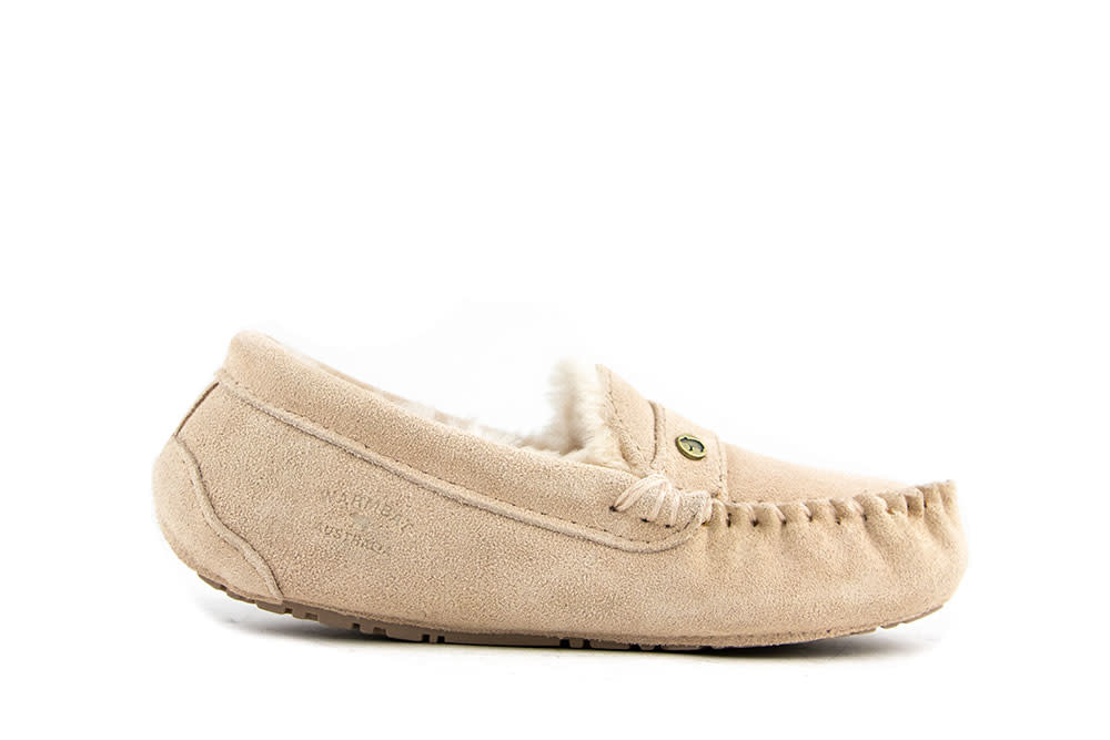 Warmbat Pantoffels Beige Nowra Blush Suede