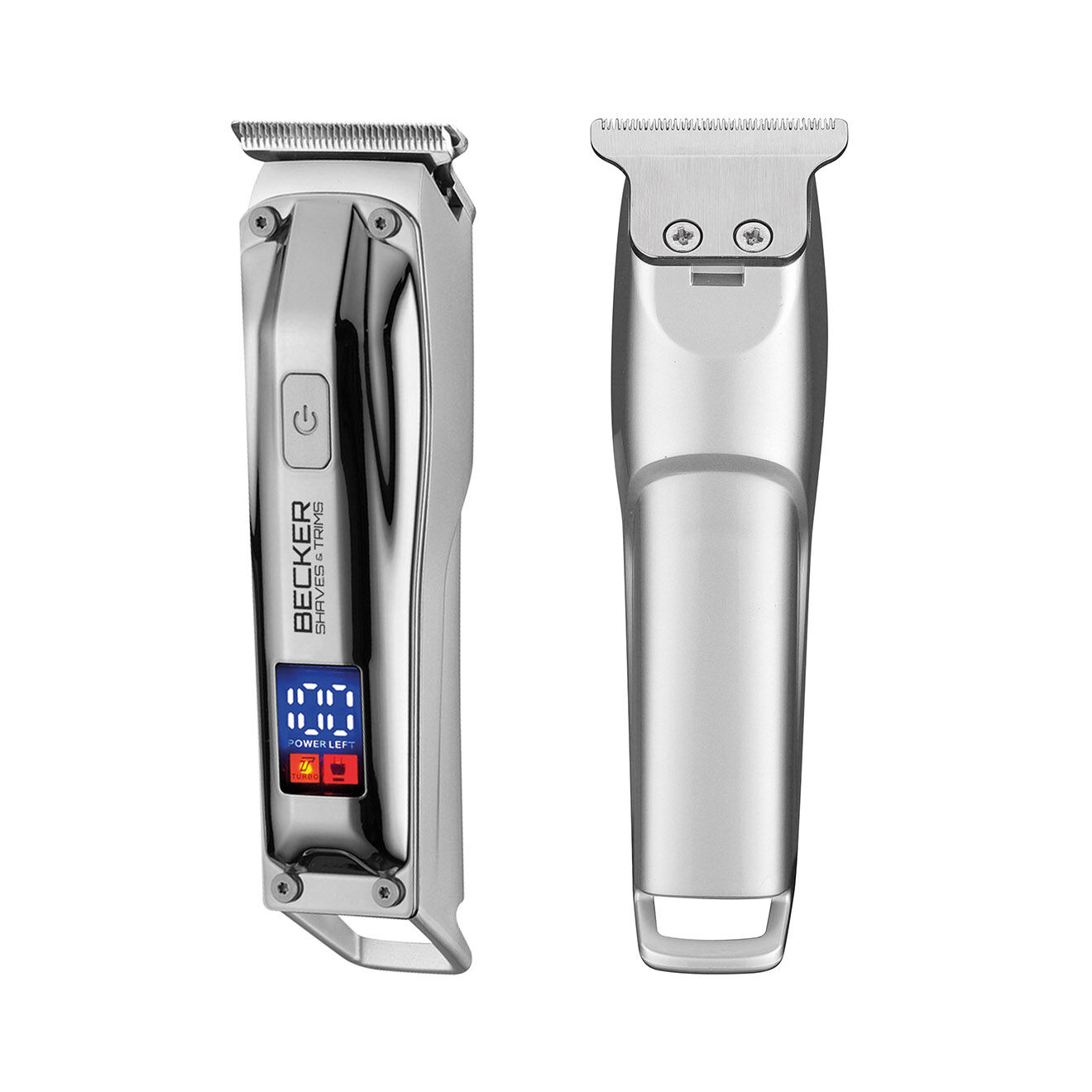 Becker Shaves & Trims Kit de tondeuse et rasoir avec trousse de voyage shaves lab gris