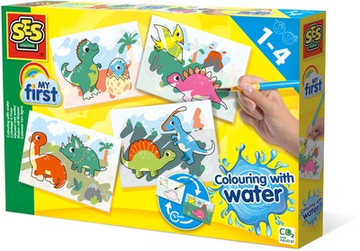 SES Creative Malesett Mitt Første Mal med Vann, Dinosaur