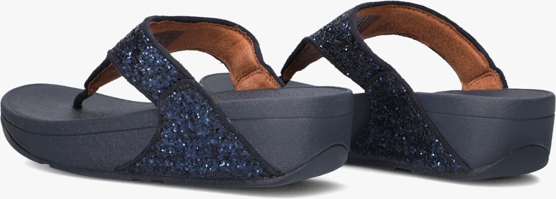 blauwe fitflop teenslippers lulu glitter toe-post