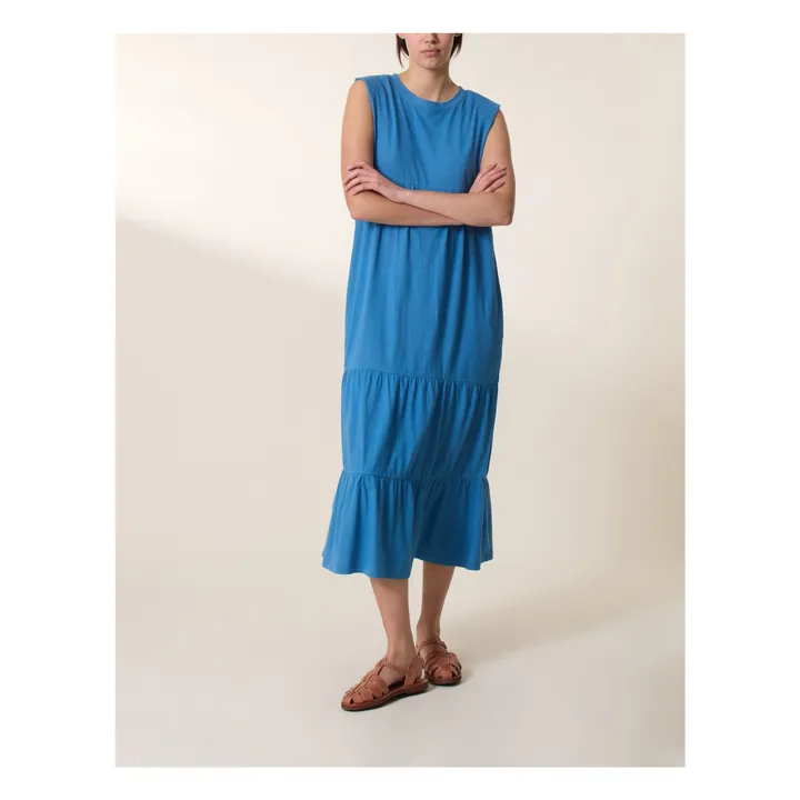 Leon & Harper Robe Ryo Coton Bio | Bleu
