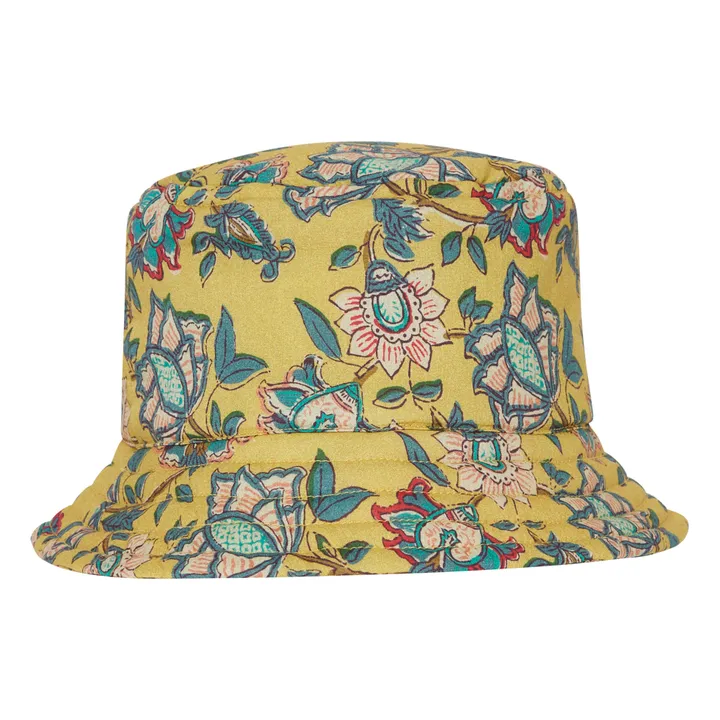 Louise Misha Chapeau Fleuri Afid | Jaune moutarde