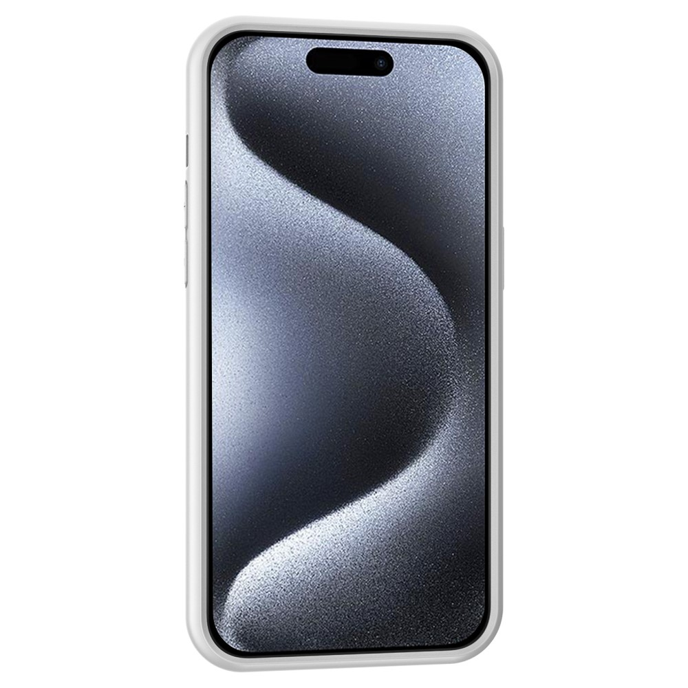 iPhone 15 Pro Max MagSafe Backpack Akku Case Schutzhülle (8500mAh) - Rosa / Weiss