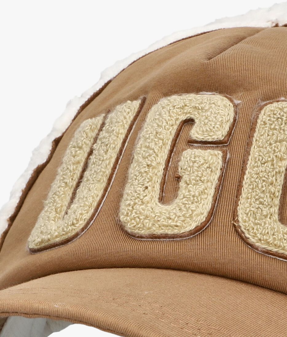UGG cognac ugg pet bondfed fleece baseball cap