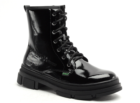 Kickers boots bottine enfant kick goji noir