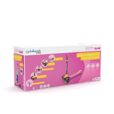 Chillafish Scotti Glow Sparkesykkel, Pink