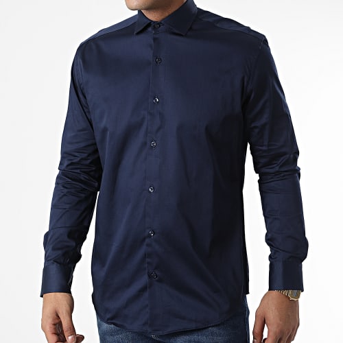 Chemise Manches Longues Y3642 Bleu Marine