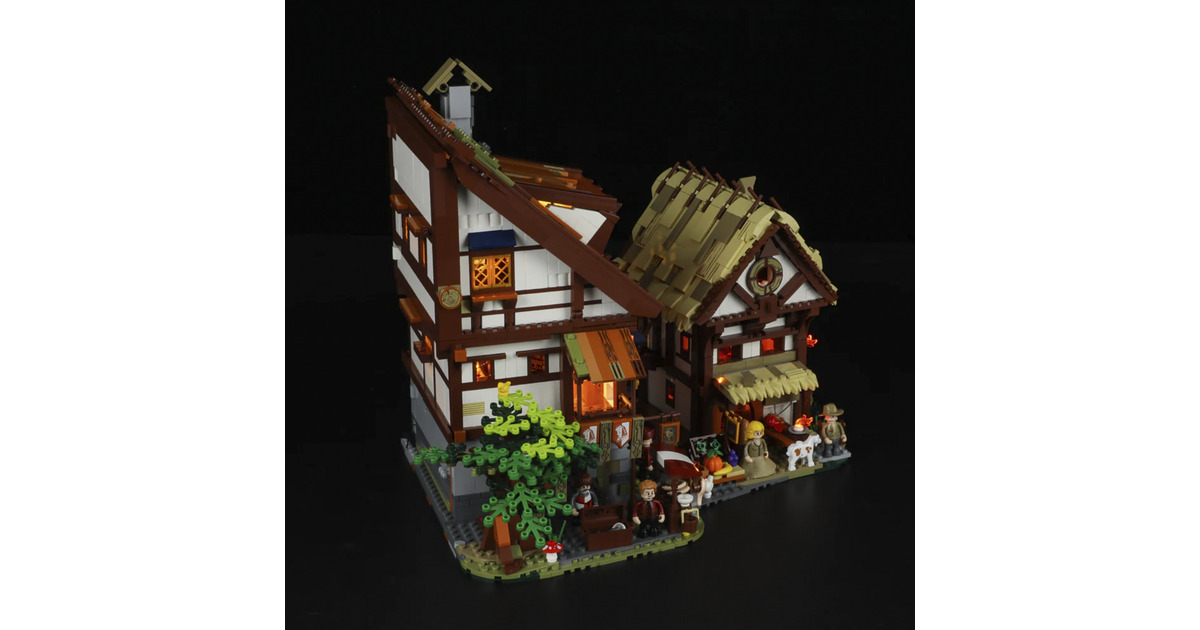 LumibricksMiddle Ages - Medieval Market Constructiespeelgoed  (F9015)