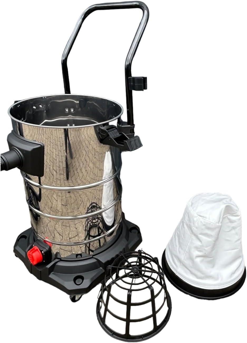Industriesauger 3000W Nass- Trockensauger 100L Schmutzbehälter Industriestaubsauger Gewerbe Staubsauger Nasssauger (3000W)