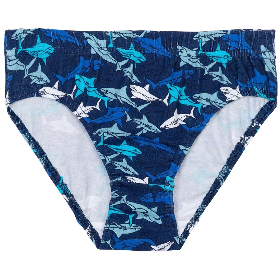 MINOTI 5er-Pack Slips BlauWeißSchwarz