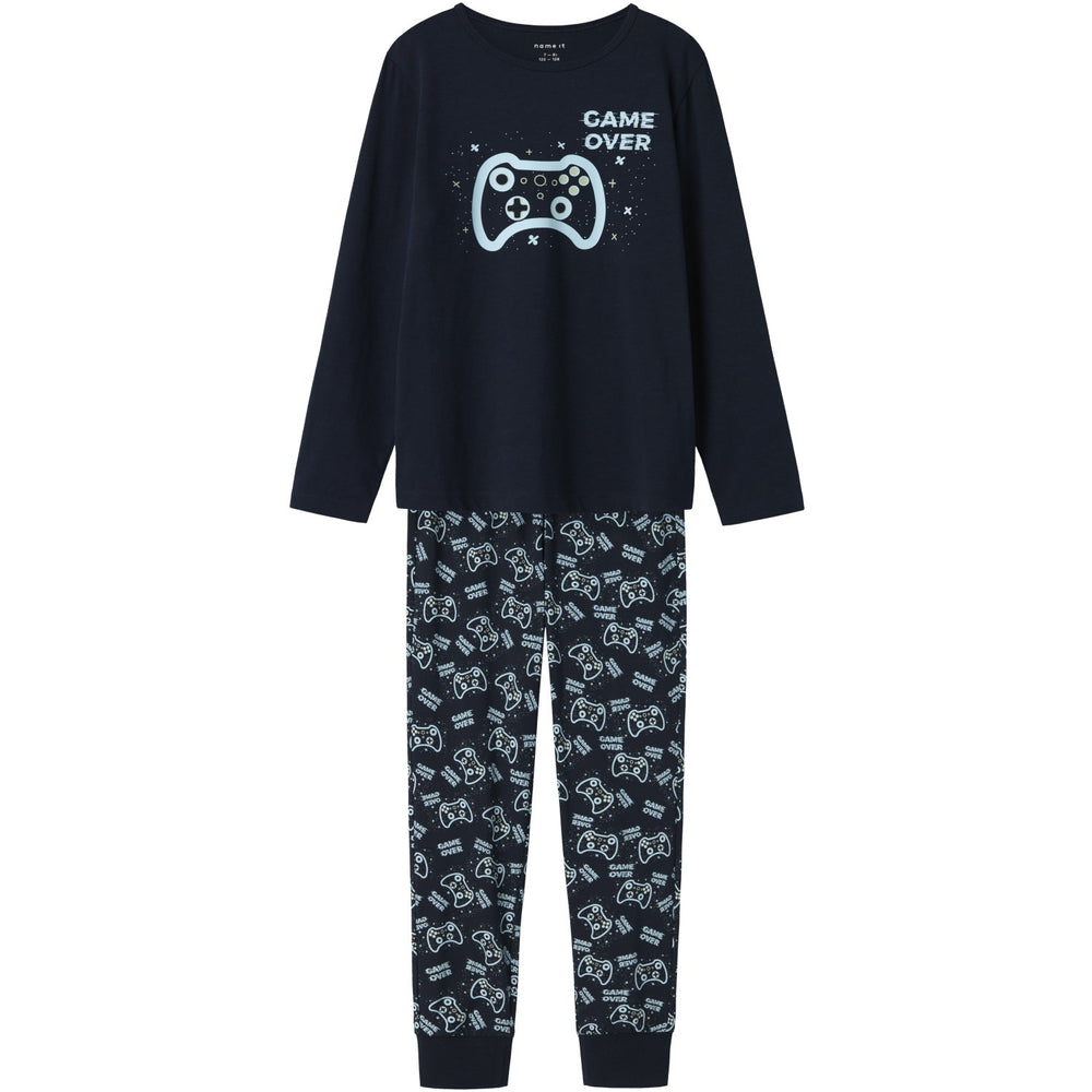 Køb Name It Dark Sapphire Pyjamas Sapphire Game Noos