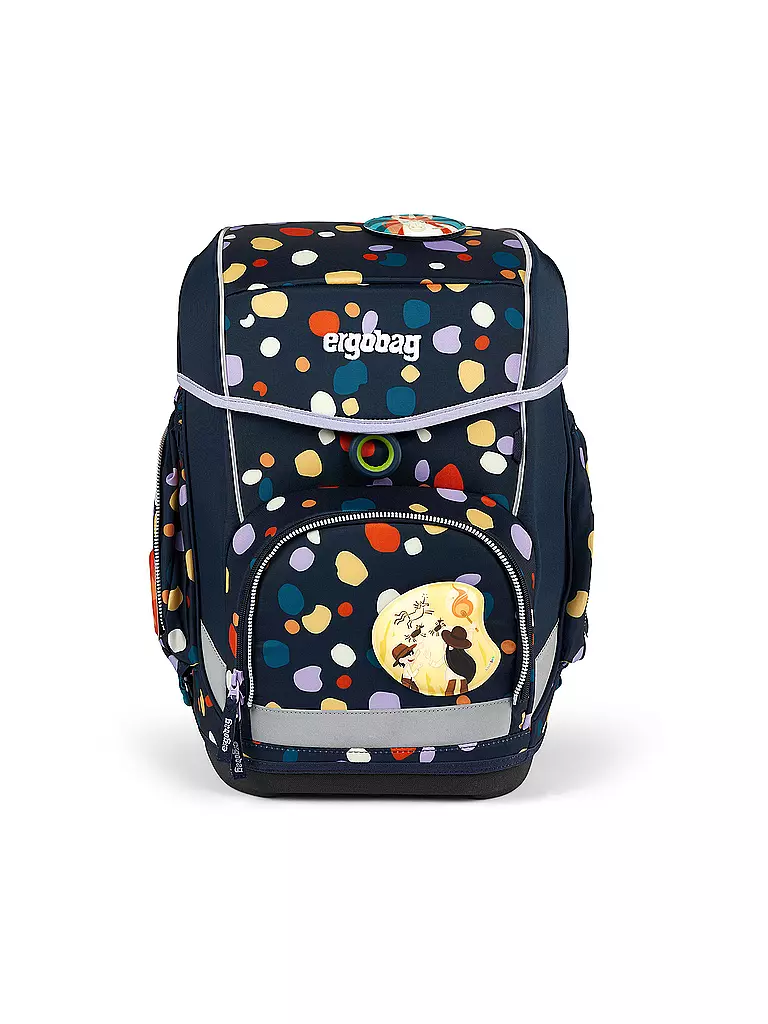 ERGOBAG Schultaschenset 5tlg CUBO - Bärnsteinhöhle  dunkelblau