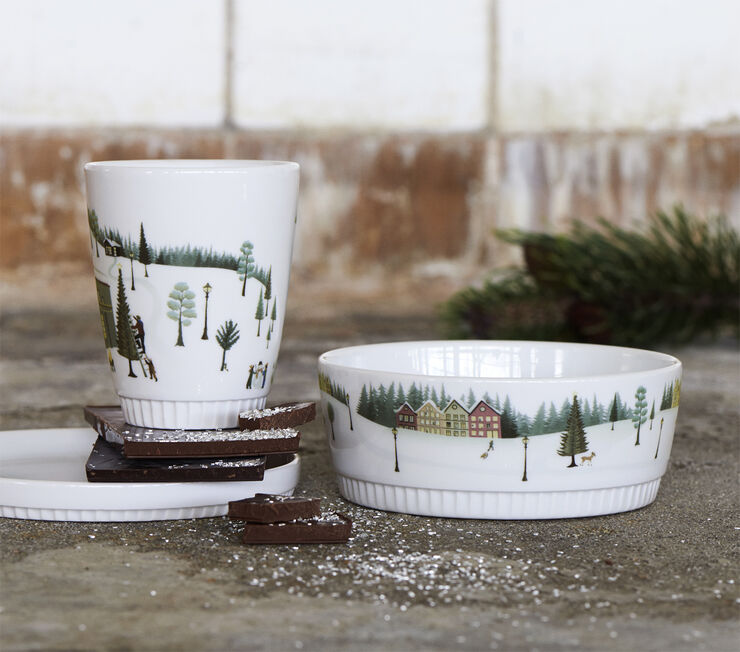 Pillivuyt Krus Vinter 27 cl Hvid Ovnfast porcelæn Hvid