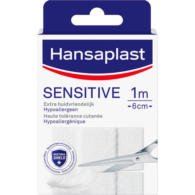 Hansaplast Sensitive Pleister 1 M x 6 CM