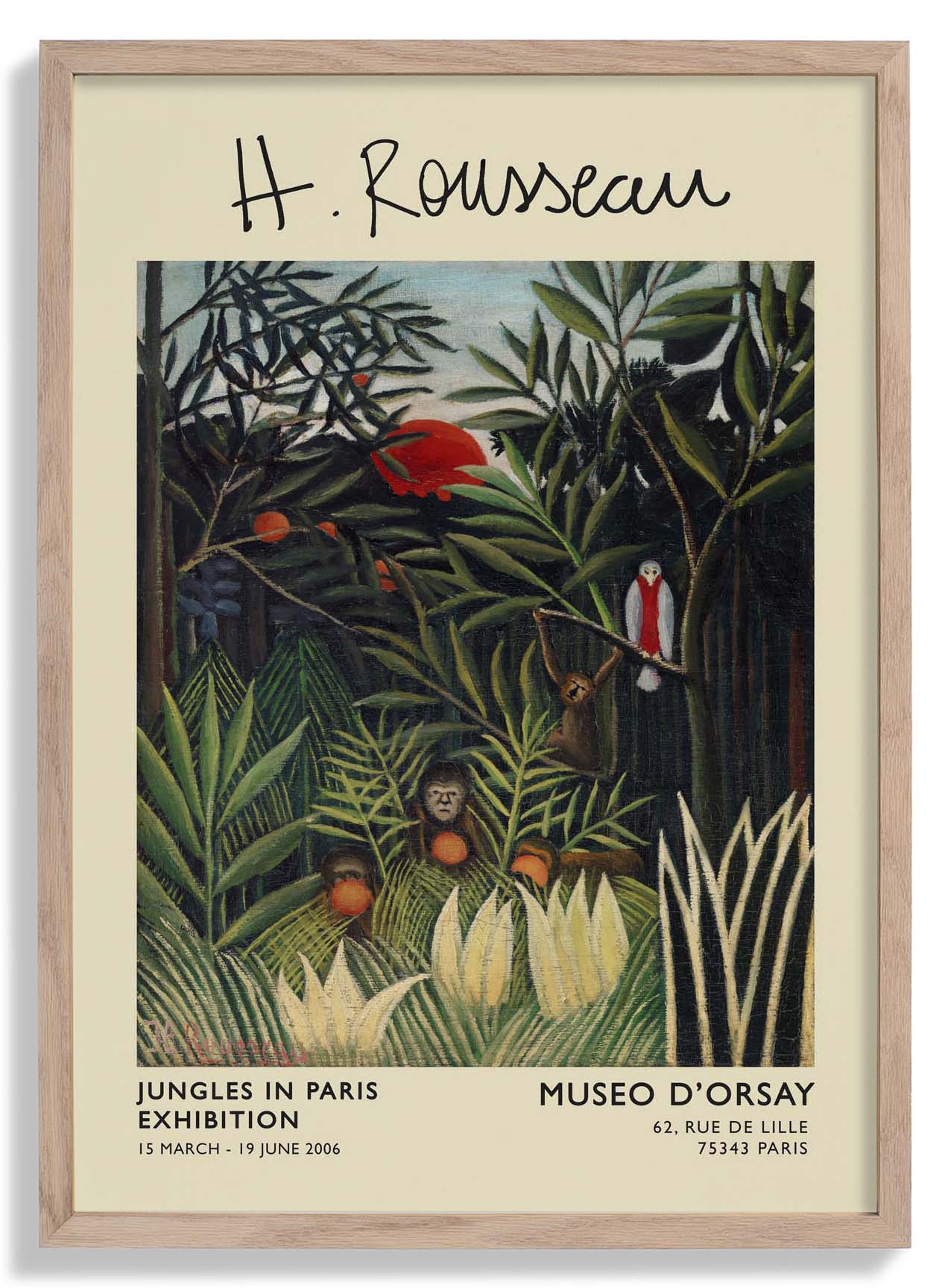 Affen und Papagei Rousseau Ausstellung