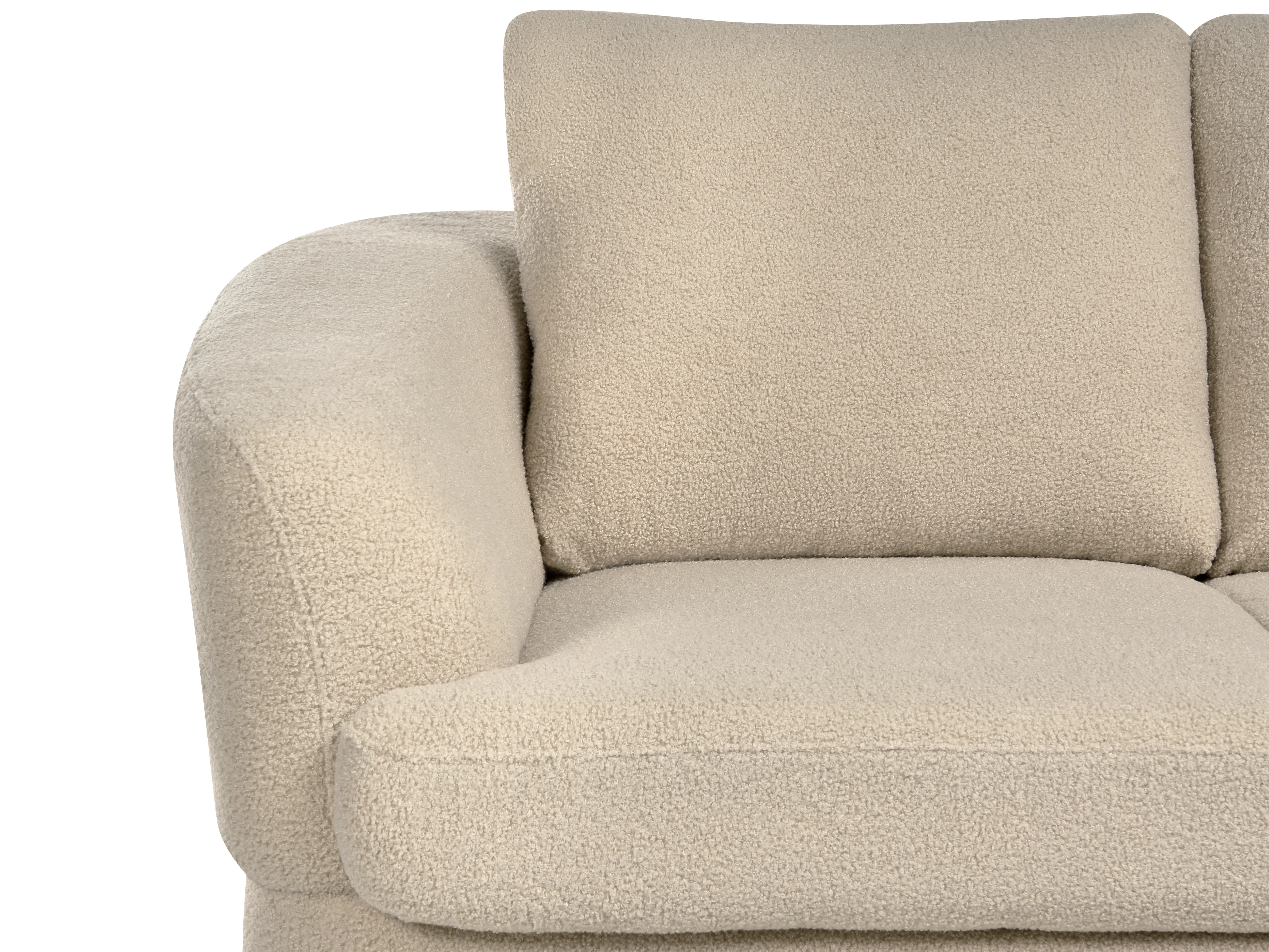 Bank 2-zits KJAER Bouclé Lichtbeige