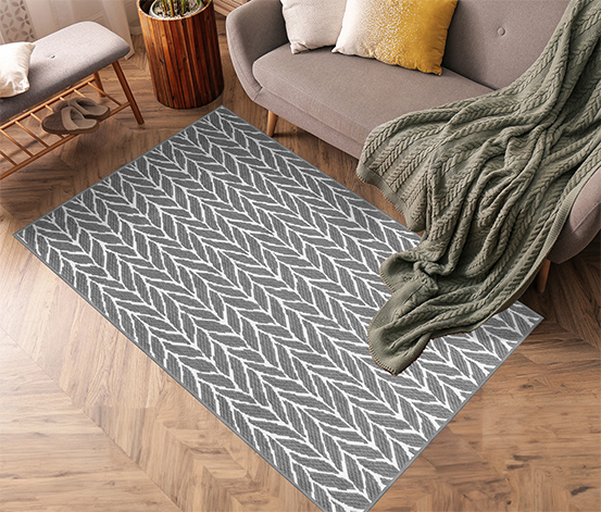 Outdoor-Wendeteppich »Knitted Joy«, grau, ca. 120 x 160 cm