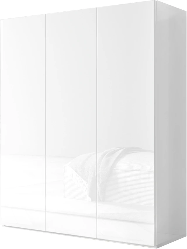 INOSIGN Schuhschrank »SMILE Breite 95 cm, Höhe 114 cm, Schuhregal mit 5 Ebenen,« Schuhkommode in Weiss Hochglanz Lack
