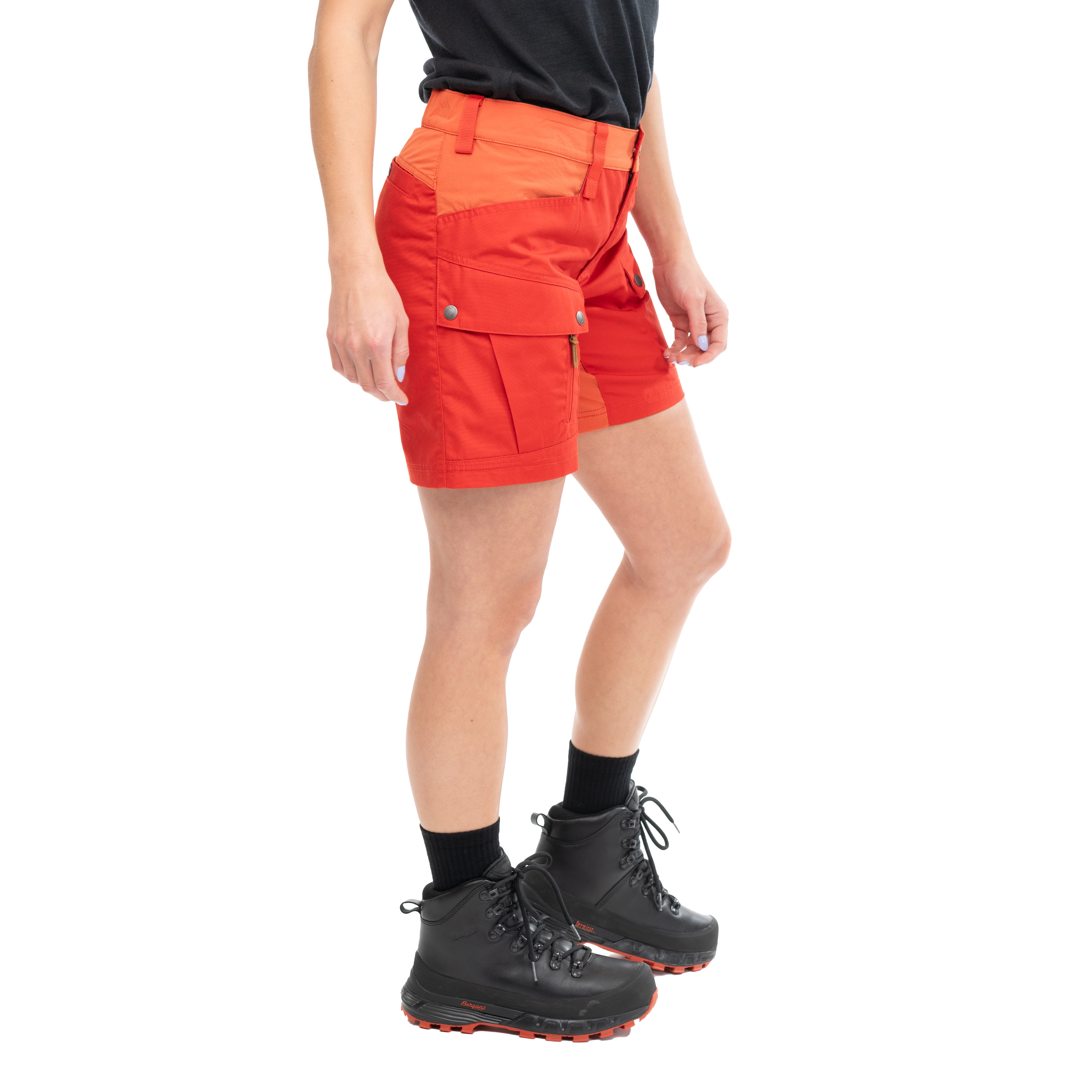 Nordmarka Favor Outdoor Shorts Women Dark Brick