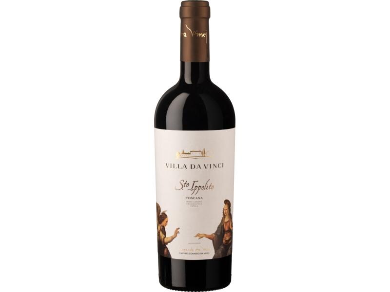 Leonardo da Vinci Rosso Toscana IGT Sant`Ippolito 0.75 l Purpurner Wein aus Italien