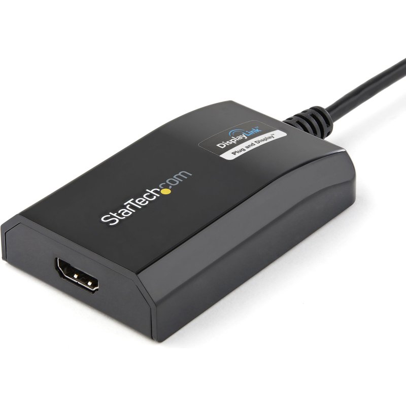 StarTech.com Carte Graphique Externe USB 3.0 vers HDMI - Adaptateur Graphique Vidéo Double Écran/Multi-Écrans Externe USB 3.0 vers HDMI pour Mac et PC – Certifié DisplayLink – HD 1080p