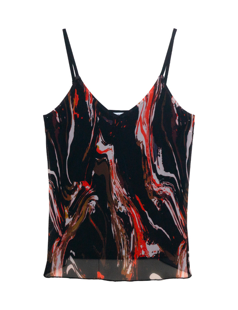 HBT TOP SYLVIA RÉSILLE MULTICOLORE