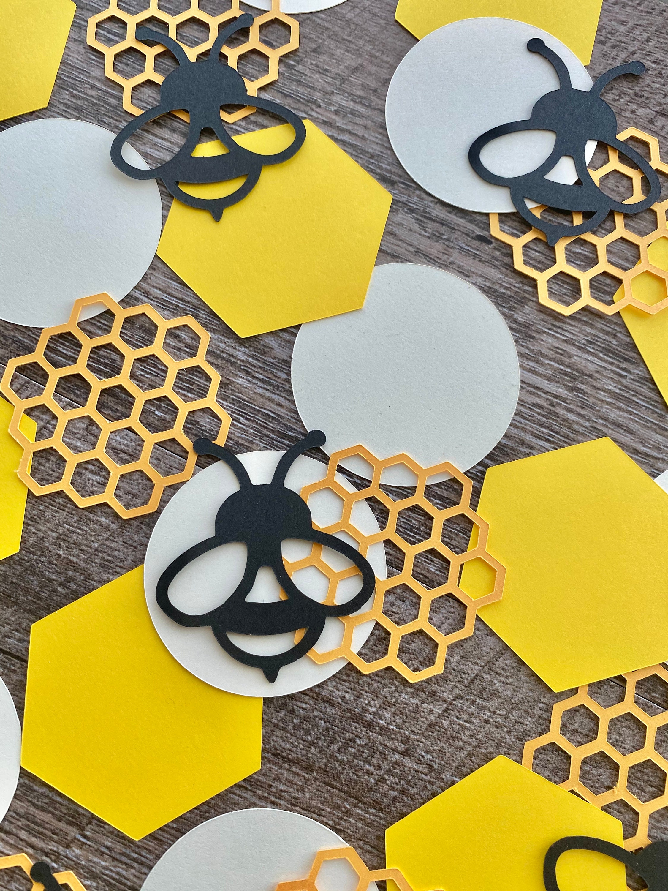 (12g) Papier Konfetti Party Dekoration Streukonfetti Tischdeko - Biene