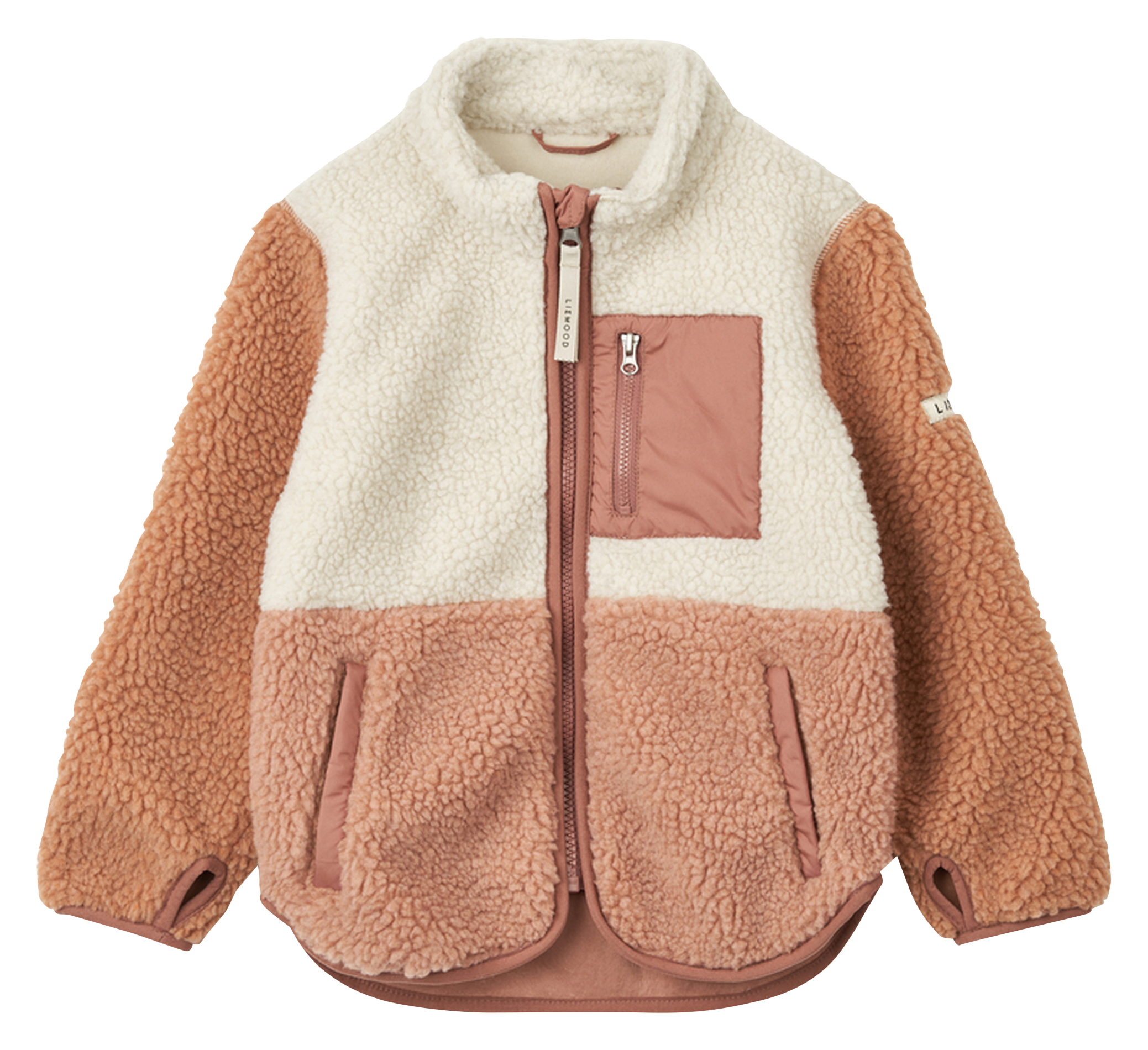 NOLAN - Veste ample en polaire | Rose