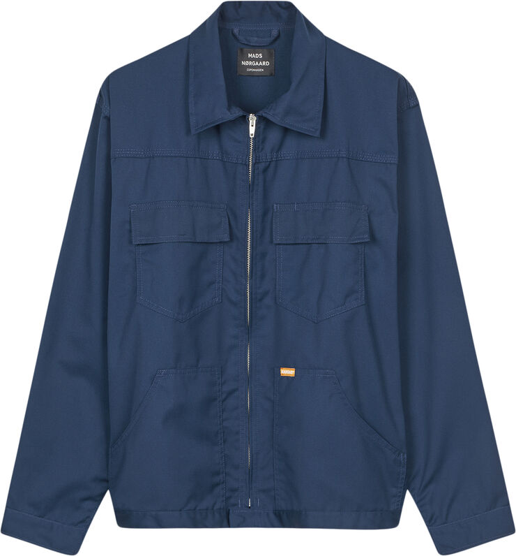 Mads Nørgaard - Copenhagen Kansas MN Twill Jacket Blå