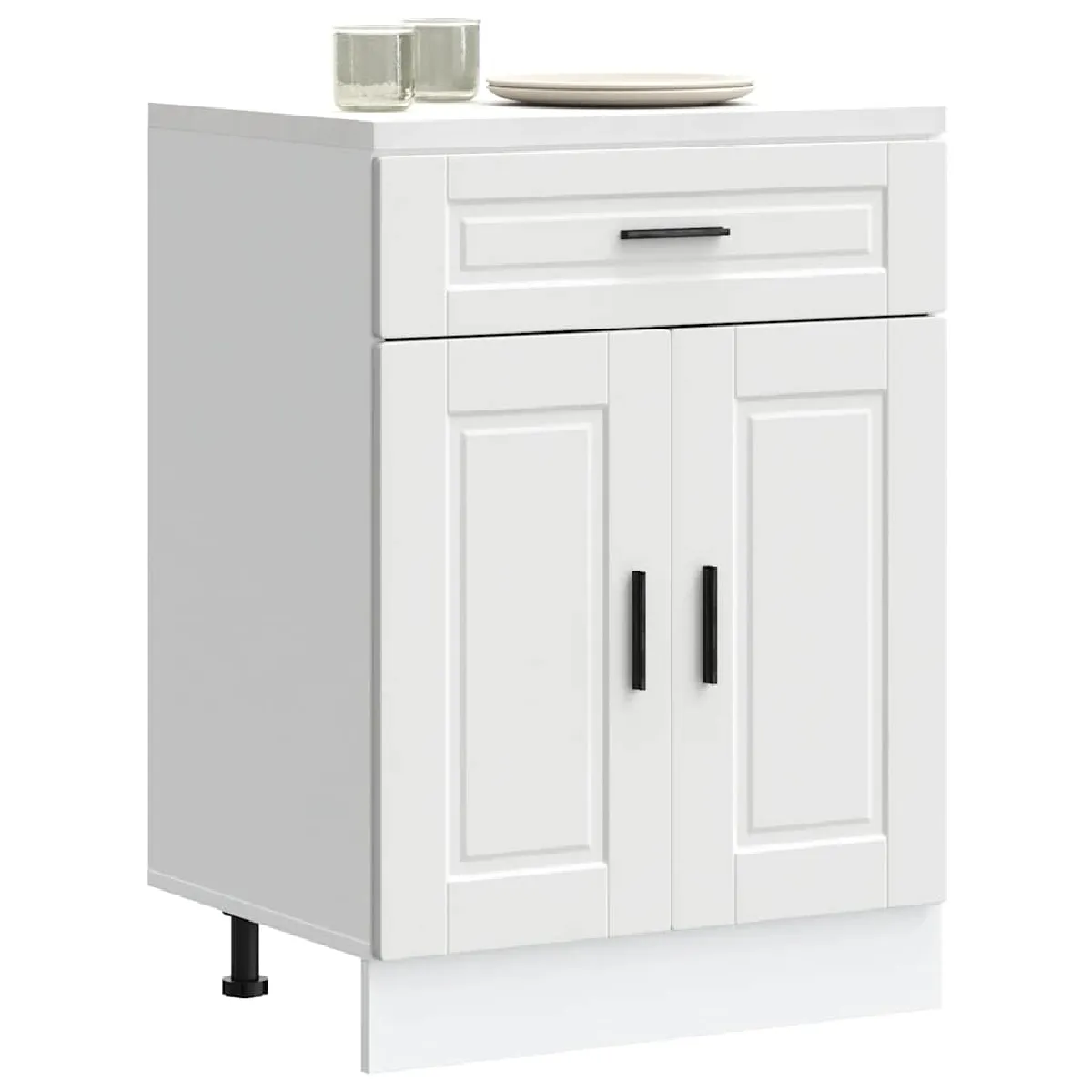 vidaXL Porto Armoire de cuisine - Blanc