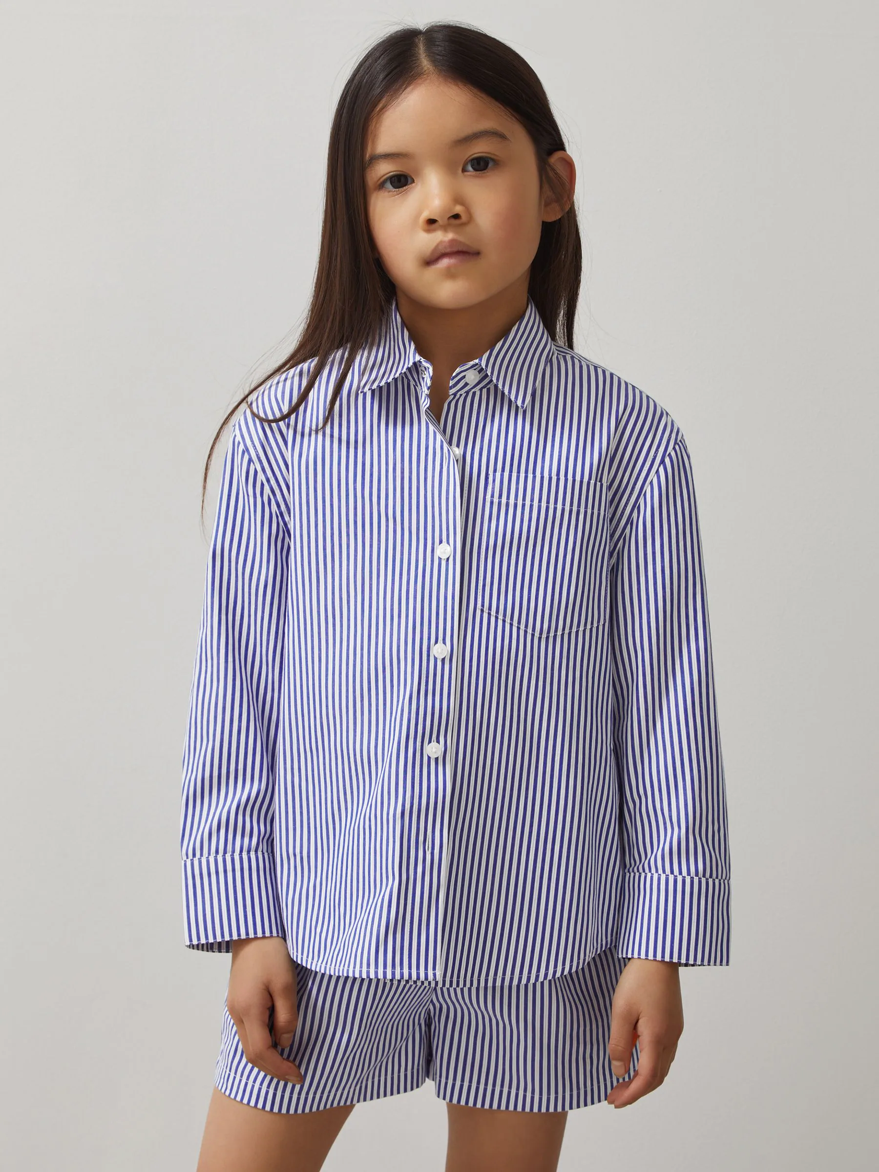 Reiss Hailey McLaren F1 Team Cotton Stripe Shirt
