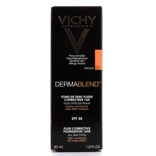 Fond de teint fluide correcteur 16h Vichy Dermablend