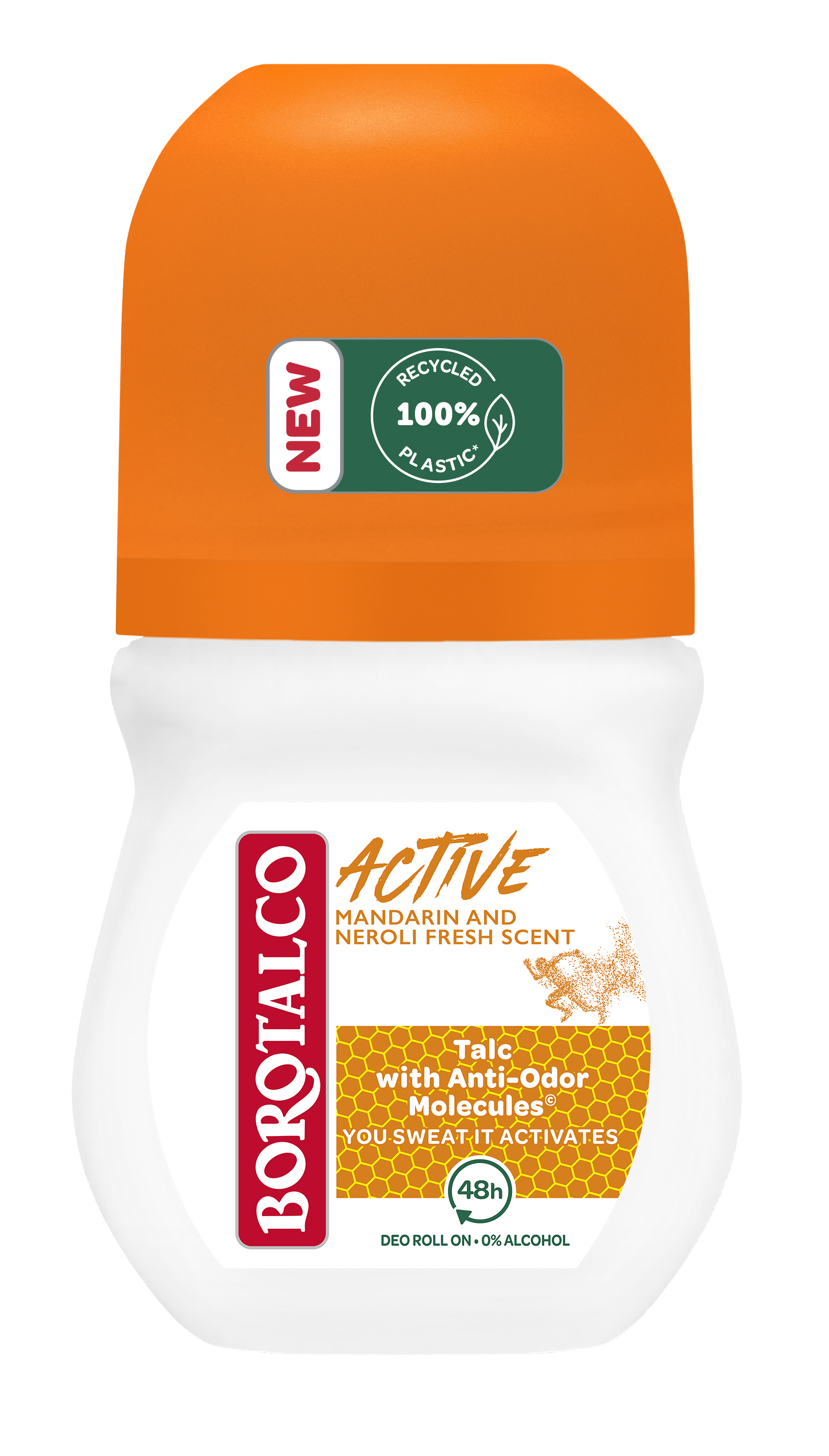 BOROTALCO Deo Active<br>50 ml, Roll-on, Roll-on, Mandarine und Neroli