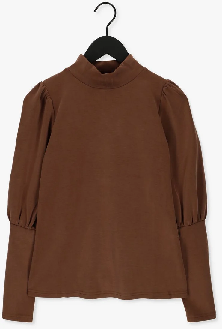 MY ESSENTIAL WARDROBE bruine my essential wardrobe trui elle ls puff blouse