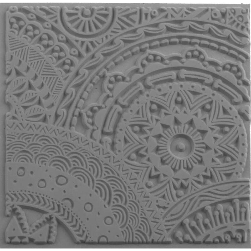 Cernit plaque de texture Stars - Gris