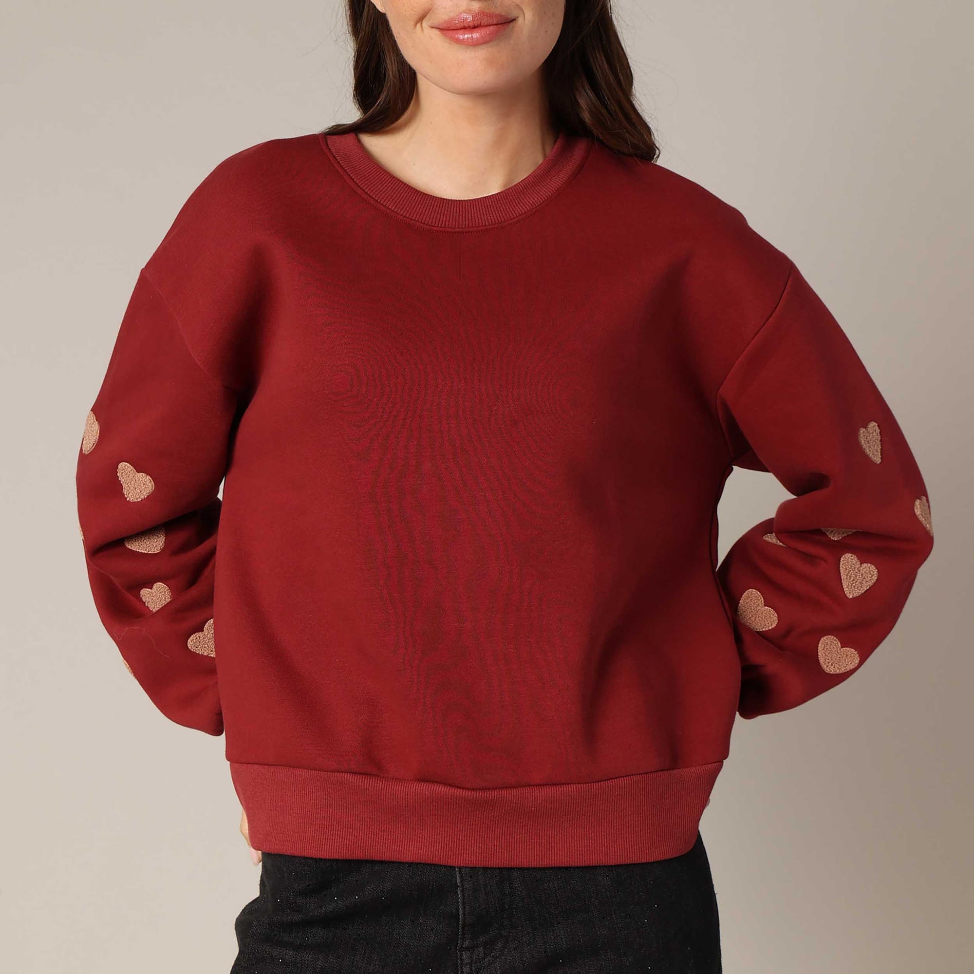 Sweat Femme bordeaux