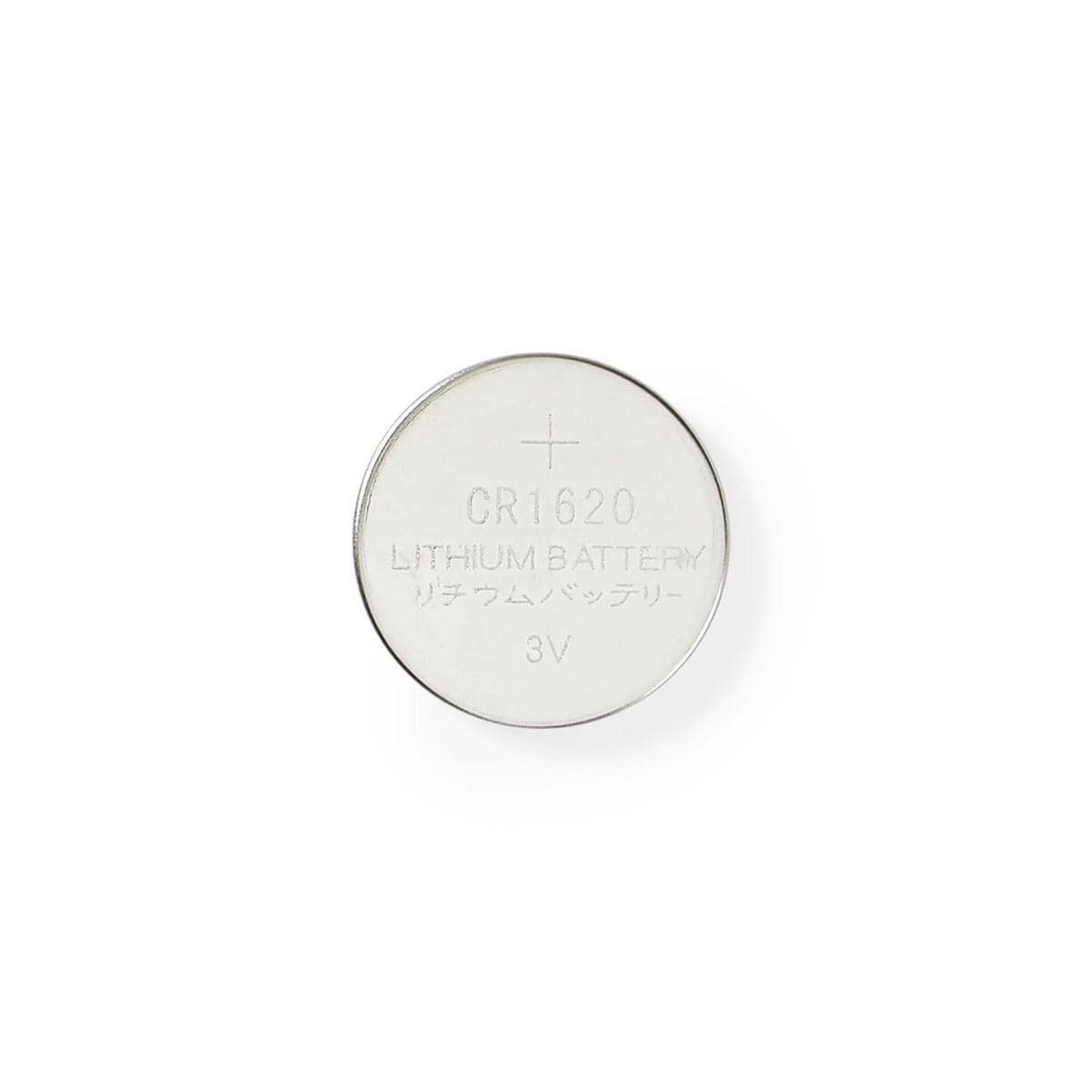 Nedis Lithium knappecellebatteri CR1620 | 3 V DC | 5-Blister | Sølv
