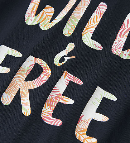 Name It T-Shirt - Noos - NkfVanaya - Dark Sapphire/Wild & Gratis